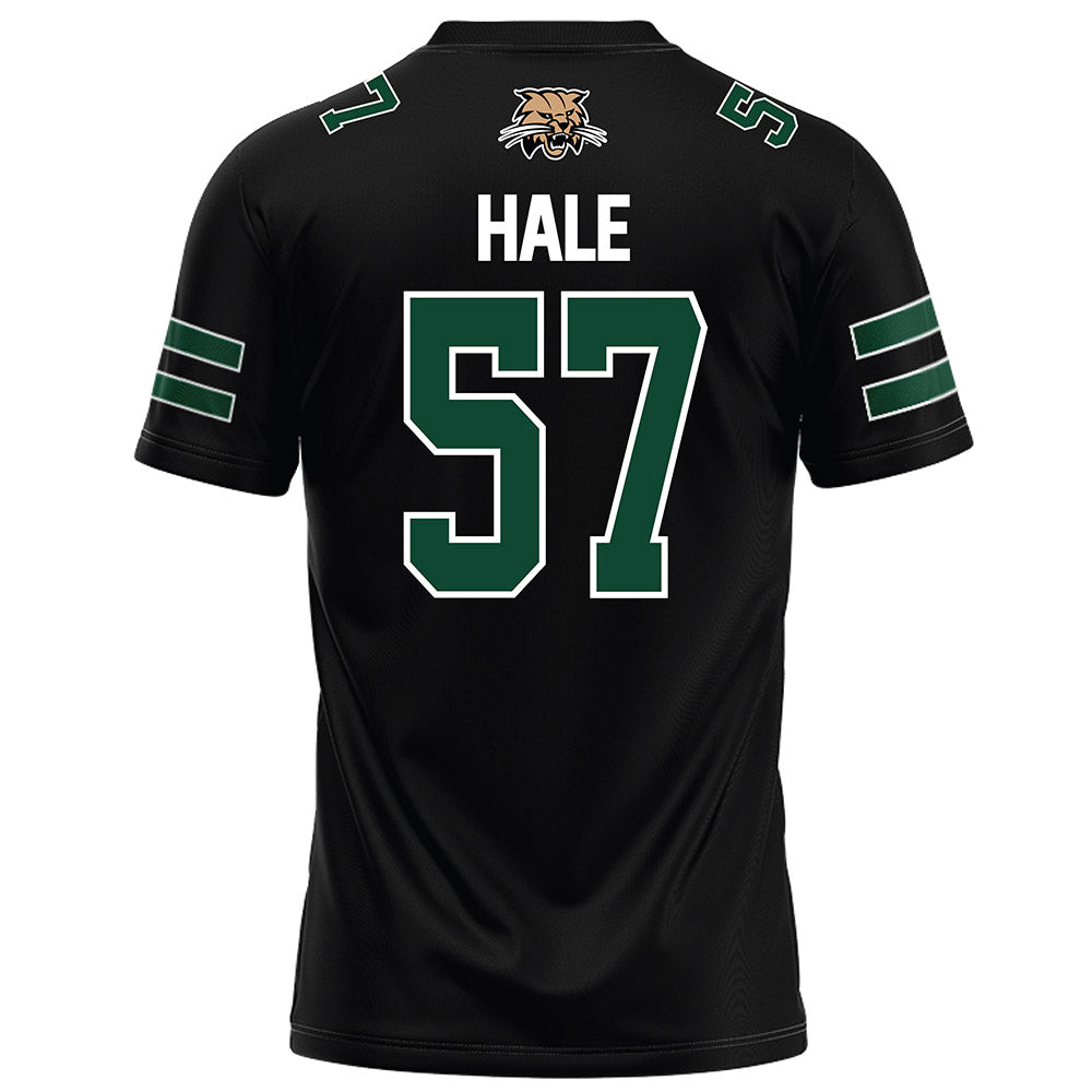 Ohio - NCAA Football : Nathan Hale - Black Football Jersey-1
