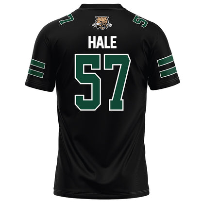 Ohio - NCAA Football : Nathan Hale - Black Football Jersey-1