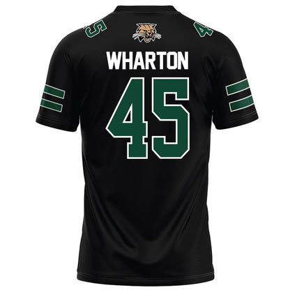 Ohio - NCAA Football : Brady Wharton - Black Football Jersey-1