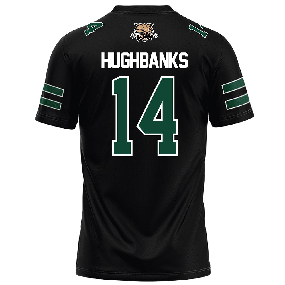 Ohio - NCAA Football : Marcus Hughbanks - Black Football Jersey-1