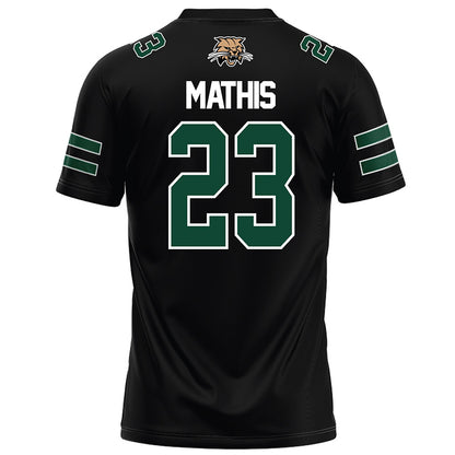 Ohio - NCAA Football : Tony Mathis - Black Football Jersey-1