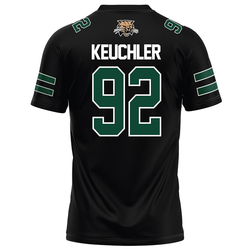 Ohio - NCAA Football : RJ Keuchler - Black Football Jersey-1