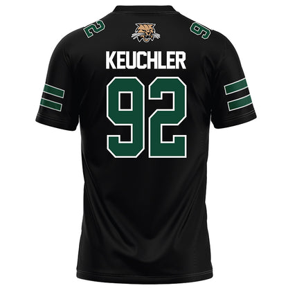 Ohio - NCAA Football : RJ Keuchler - Black Football Jersey-1