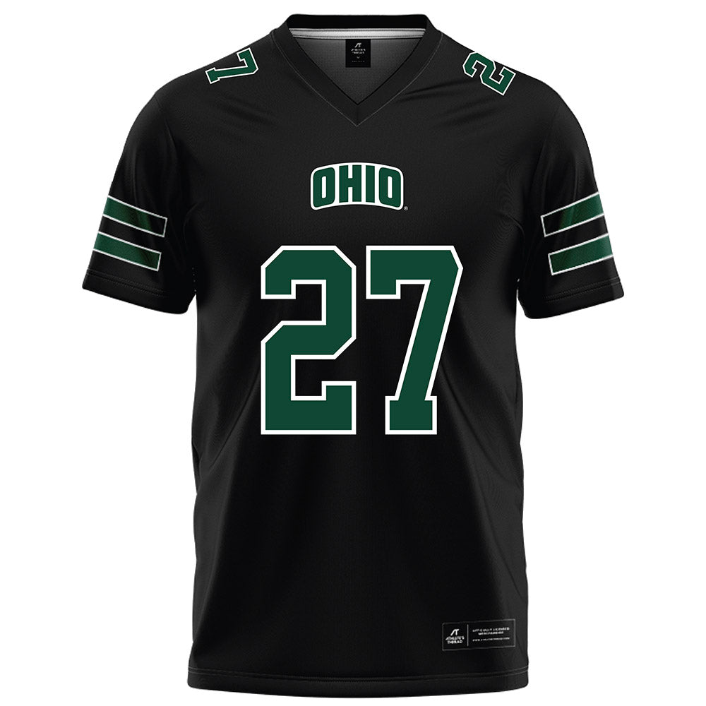 Ohio - NCAA Football : Jack Fries - Black Football Jersey-0