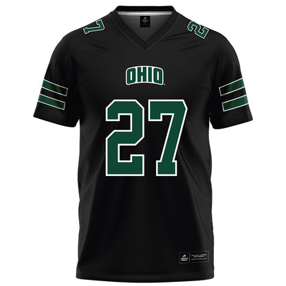 Ohio - NCAA Football : Jack Fries - Black Football Jersey-0
