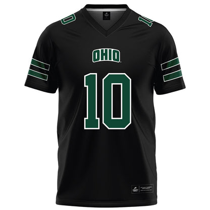 Ohio - NCAA Football : Drayden Pavey - Black Football Jersey-0