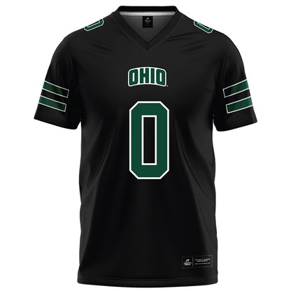 Ohio - NCAA Football : Delaney Crawford - Black Football Jersey-0