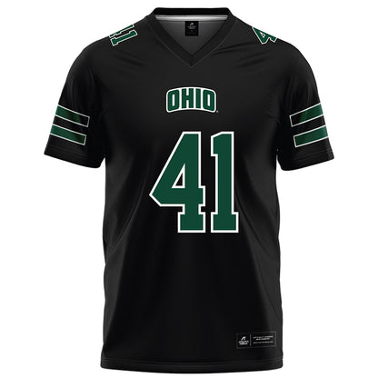 Ohio - NCAA Football : Creed Hill - Black Football Jersey-0