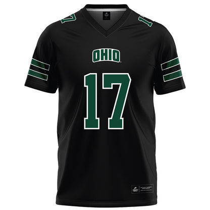 Ohio - NCAA Football : Blake Parker - Black Football Jersey-0