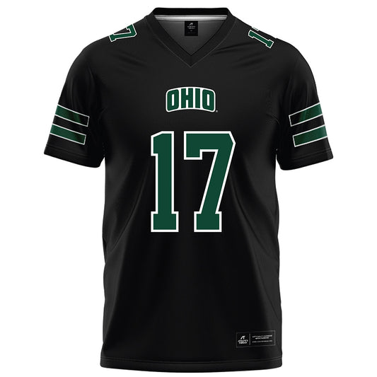 Ohio - NCAA Football : Blake Parker - Black Football Jersey-0