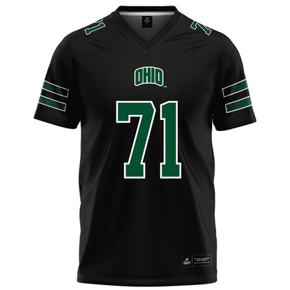 Ohio - NCAA Football : Cassius Hulbert - Black Football Jersey-0