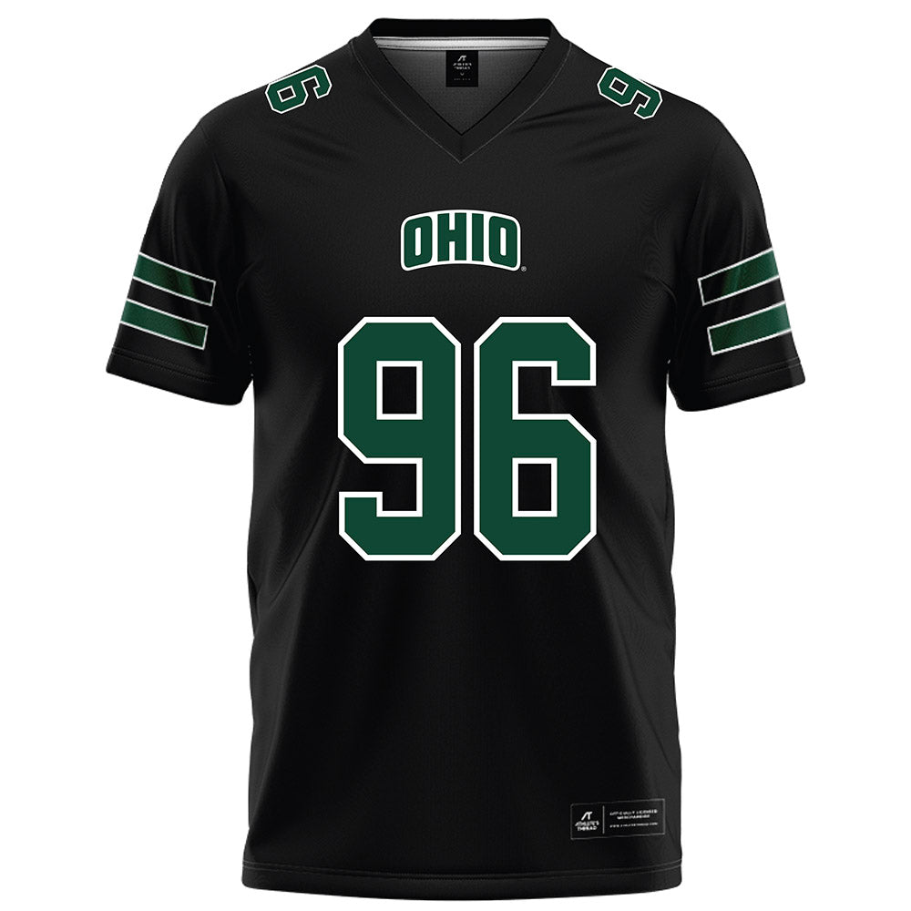 Ohio - NCAA Football : Tyler Stearman - Black Football Jersey-0