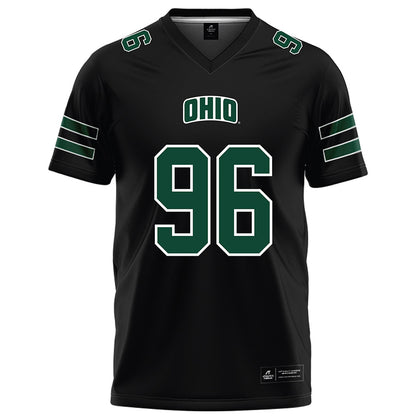 Ohio - NCAA Football : Tyler Stearman - Black Football Jersey-0