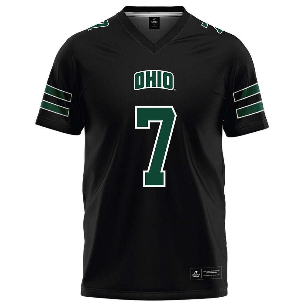 Ohio - NCAA Football : Tank Pearson - Black Football Jersey-0