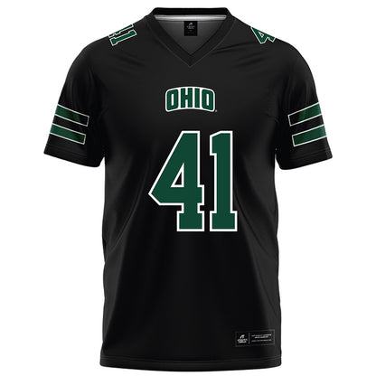 Ohio - NCAA Football : Colin Wooldridge - Black Football Jersey-0