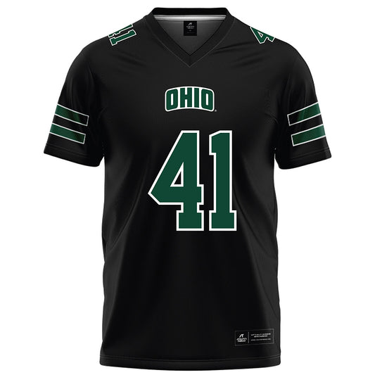 Ohio - NCAA Football : Colin Wooldridge - Black Football Jersey-0