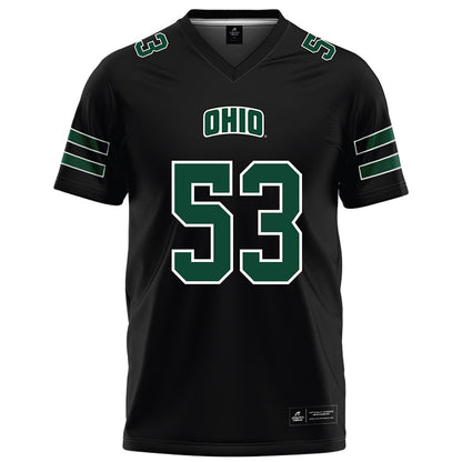 Ohio - NCAA Football : Lance Blakely Jr. - Black Football Jersey-0