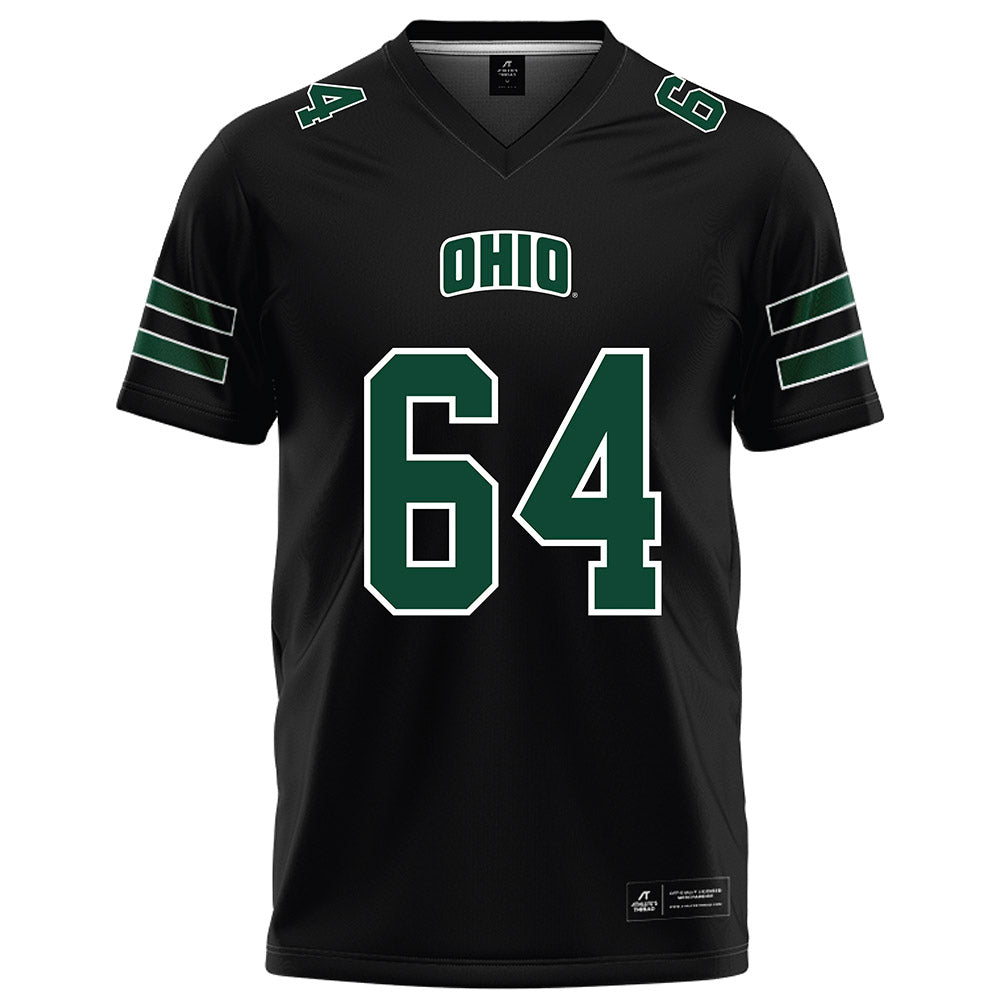 Ohio - NCAA Football : Seth Anstead - Black Football Jersey-0