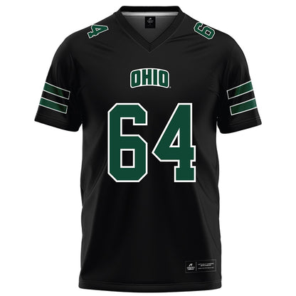 Ohio - NCAA Football : Seth Anstead - Black Football Jersey-0