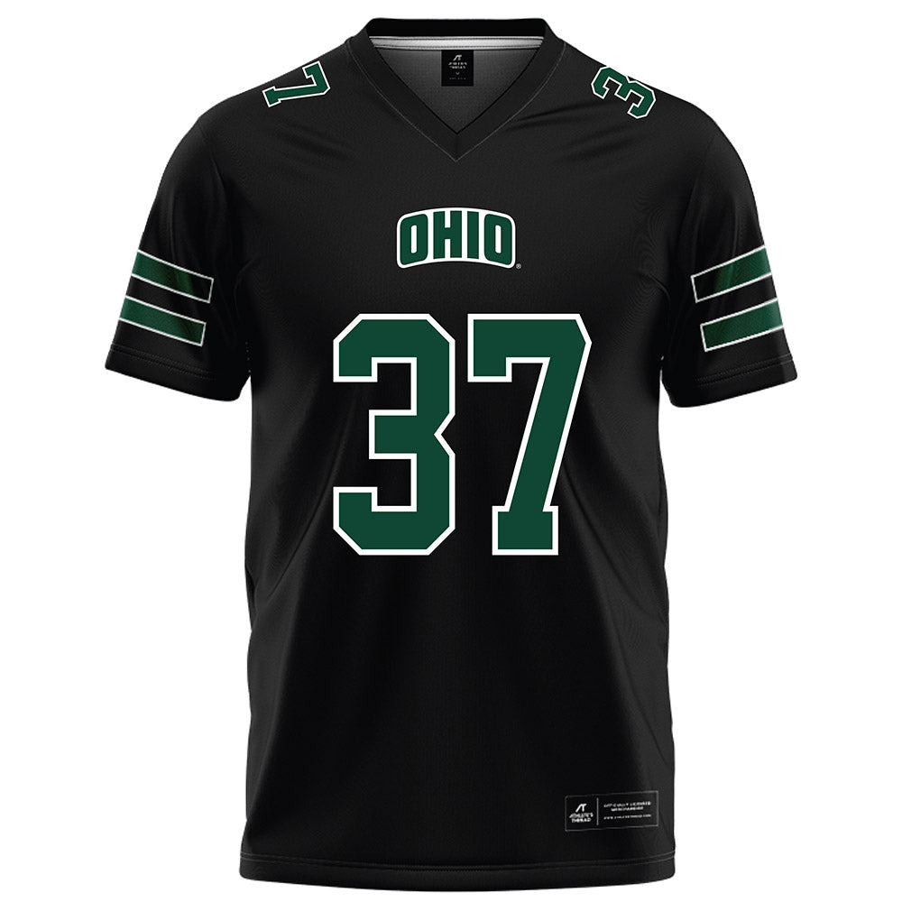Ohio - NCAA Football : Blake Guffey - Black Football Jersey-0