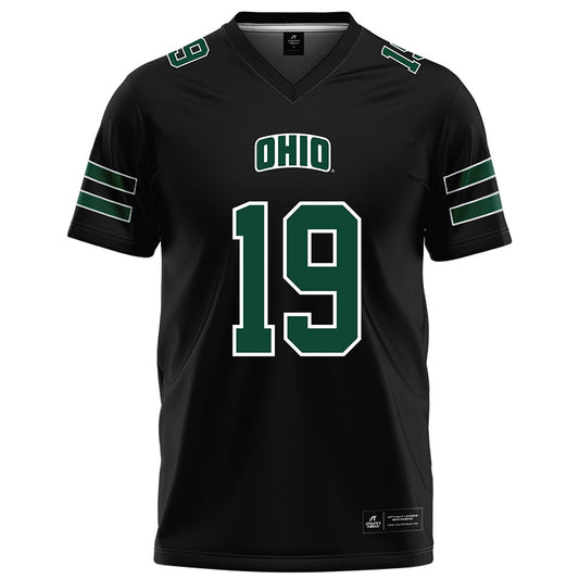 Ohio - NCAA Football : Kaden Page - Black Football Jersey-0