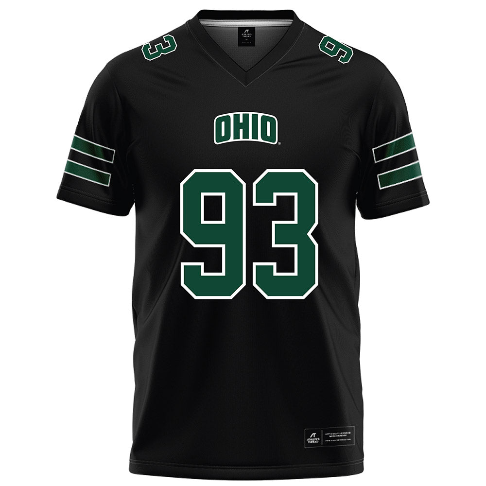 Ohio - NCAA Football : Owen Schaadt - Black Football Jersey-0