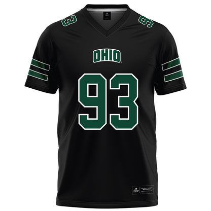 Ohio - NCAA Football : Owen Schaadt - Black Football Jersey-0
