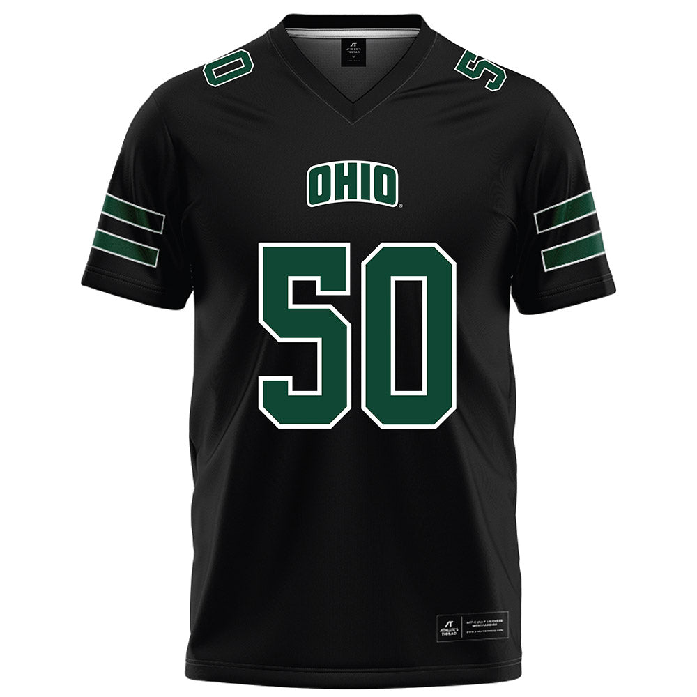 Ohio - NCAA Football : Owen DiFranco - Black Football Jersey-0