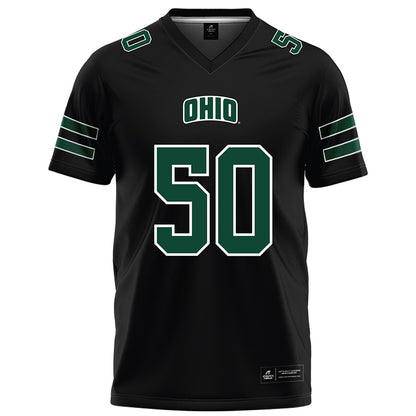 Ohio - NCAA Football : Owen DiFranco - Black Football Jersey-0