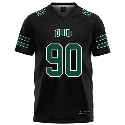 Ohio - NCAA Football : Kolten Bartels - Black Football Jersey-0