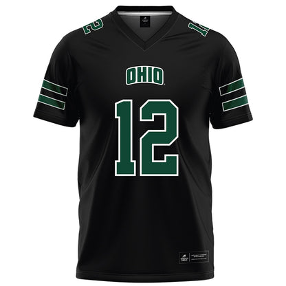 Ohio - NCAA Football : Jermaine Minnis - Black Football Jersey-0