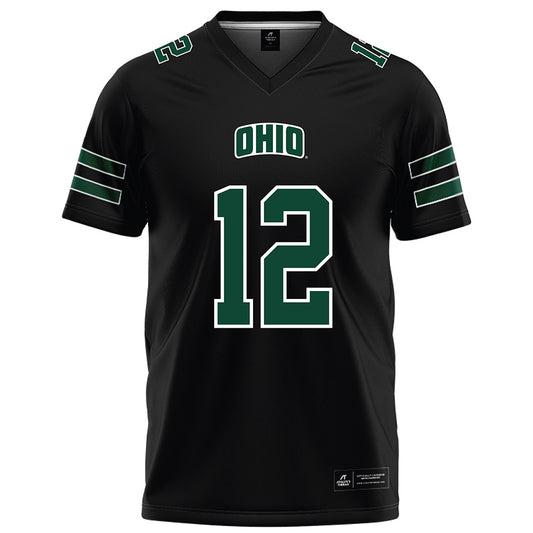 Ohio - NCAA Football : Jermaine Minnis - Black Football Jersey-0
