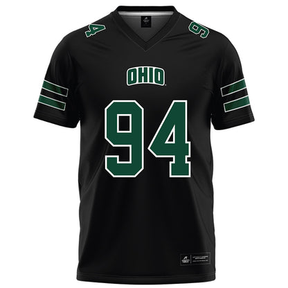 Ohio - NCAA Football : Bj Weaver - Black Football Jersey-0