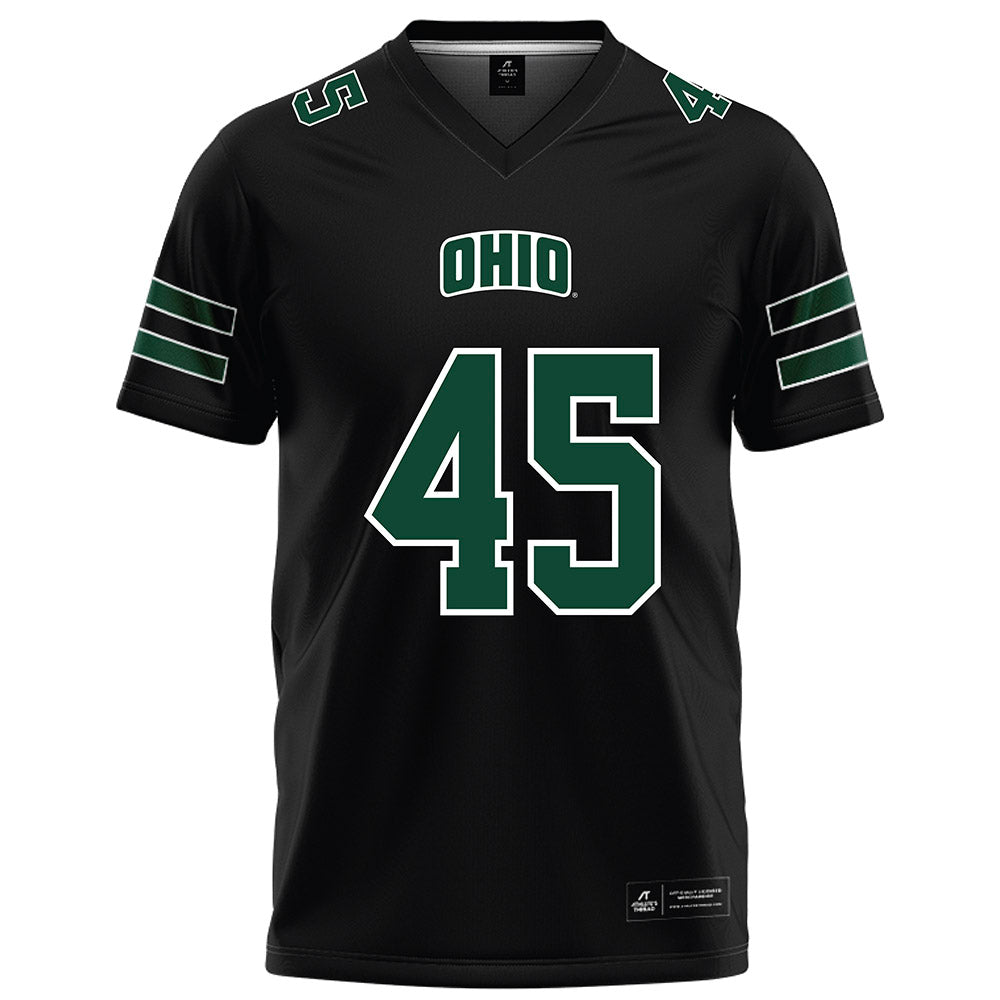 Ohio - NCAA Football : Brady Wharton - Black Football Jersey-0