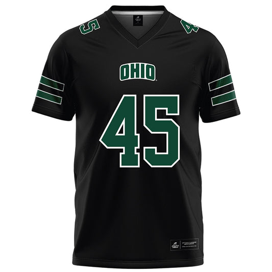 Ohio - NCAA Football : Brady Wharton - Black Football Jersey-0