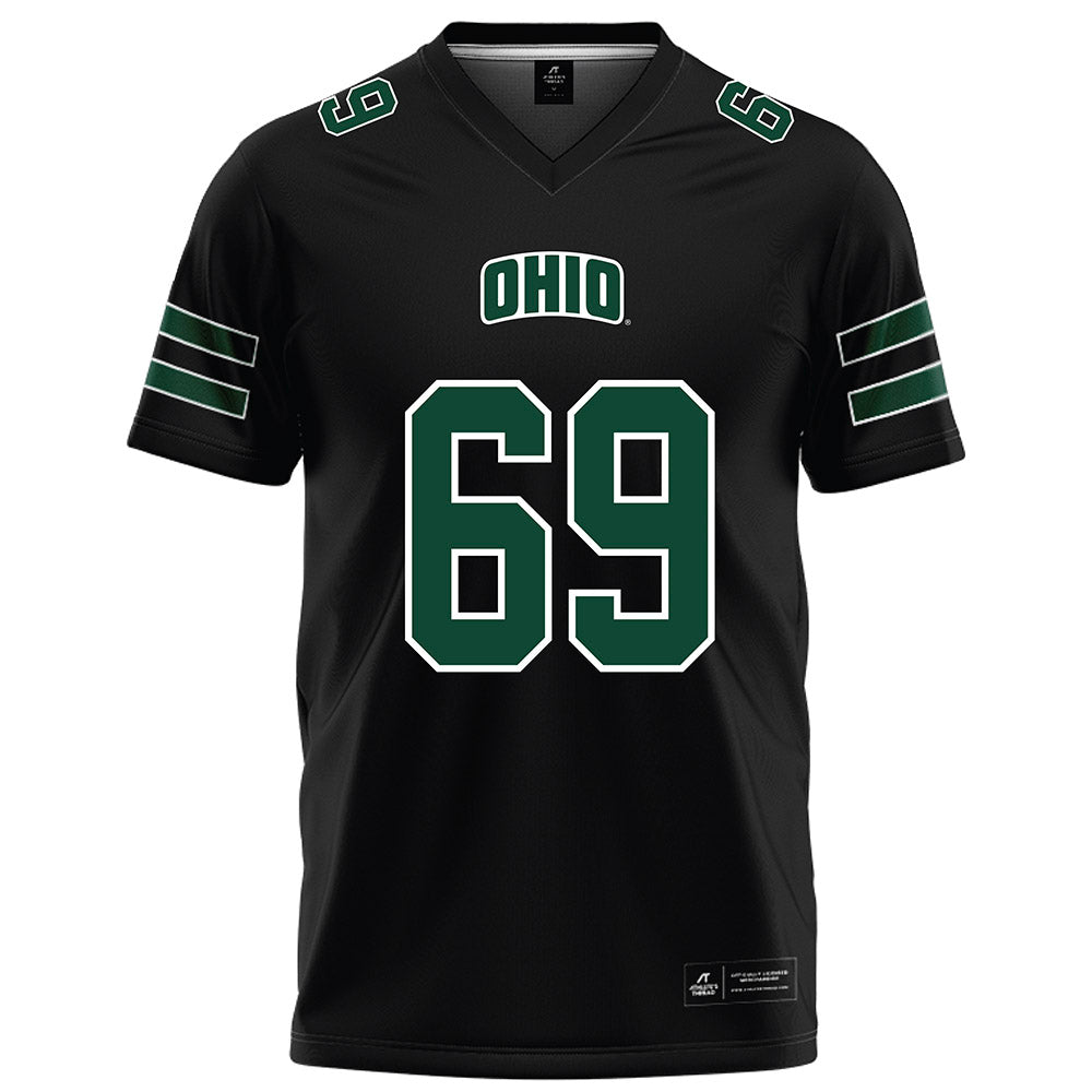 Ohio - NCAA Football Legends : Parker Titsworth - Black Football Jersey-0
