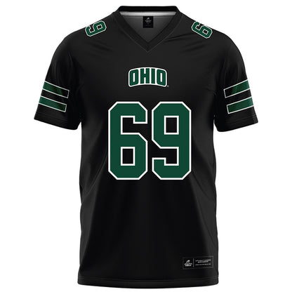 Ohio - NCAA Football Legends : Parker Titsworth - Black Football Jersey-0