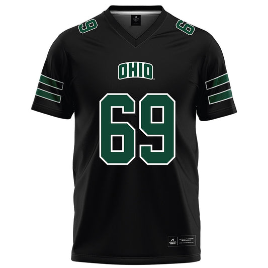 Ohio - NCAA Football Legends : Parker Titsworth - Black Football Jersey-0