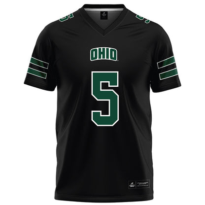 Ohio - NCAA Football : Kelly Sejour - Black Football Jersey-0