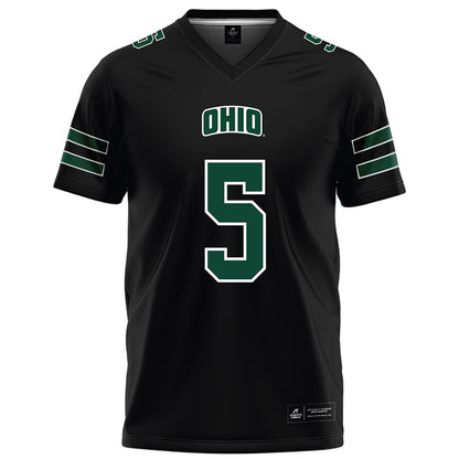 Ohio - NCAA Football : Adonis Williams Jr - Black Football Jersey-0