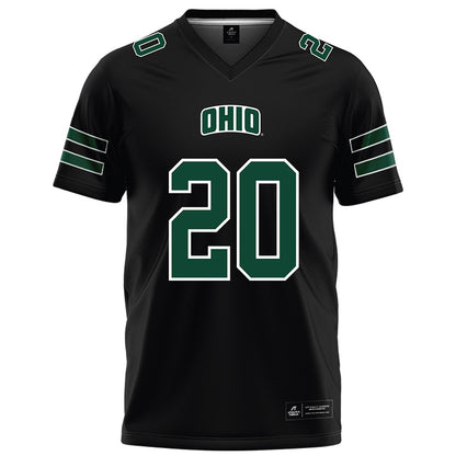 Ohio - NCAA Football : Rashad Perry - Black Football Jersey-0