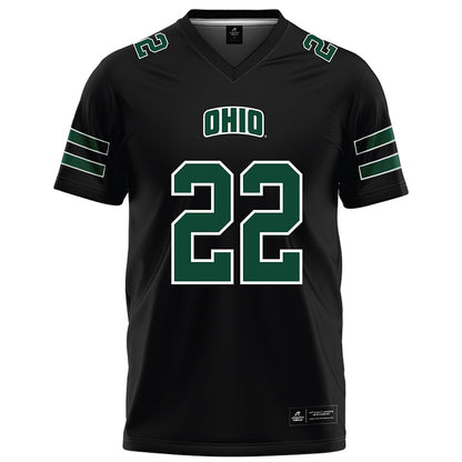 Ohio - NCAA Football : Michael Taylor - Black Football Jersey-0