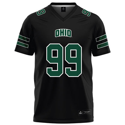 Ohio - NCAA Football : Ty Neubert - Black Football Jersey-0