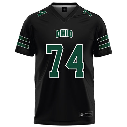 Ohio - NCAA Football : Tigana Cisse - Black Football Jersey-0
