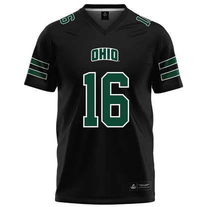 Ohio - NCAA Football : Ryan Miller - Black Football Jersey-0