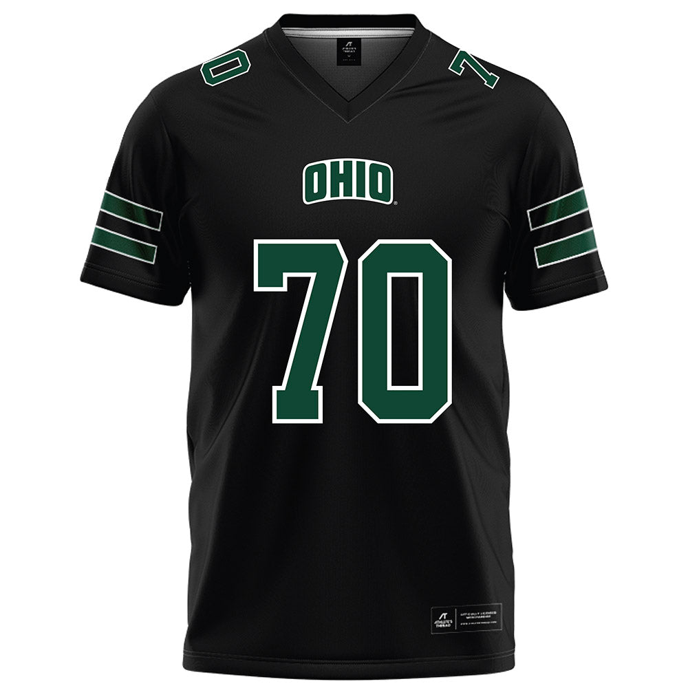 Ohio - NCAA Football : Joshua Johnson - Black Football Jersey-0