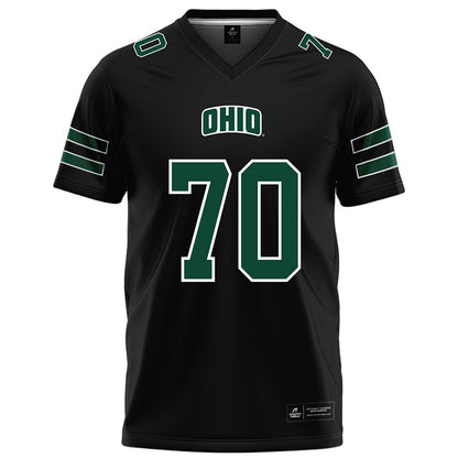 Ohio - NCAA Football : Joshua Johnson - Black Football Jersey-0