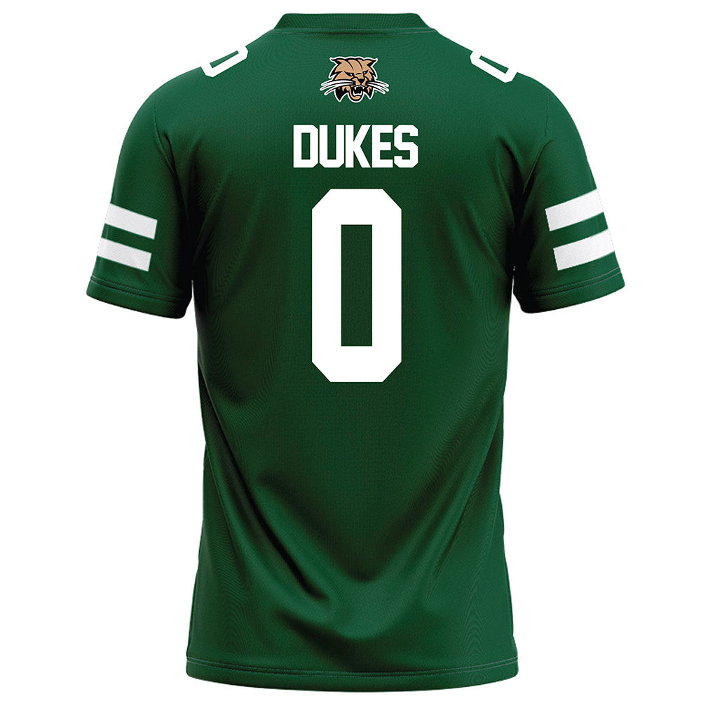 Ohio - NCAA Football : Nehemiah Dukes - Green Football Jersey-1