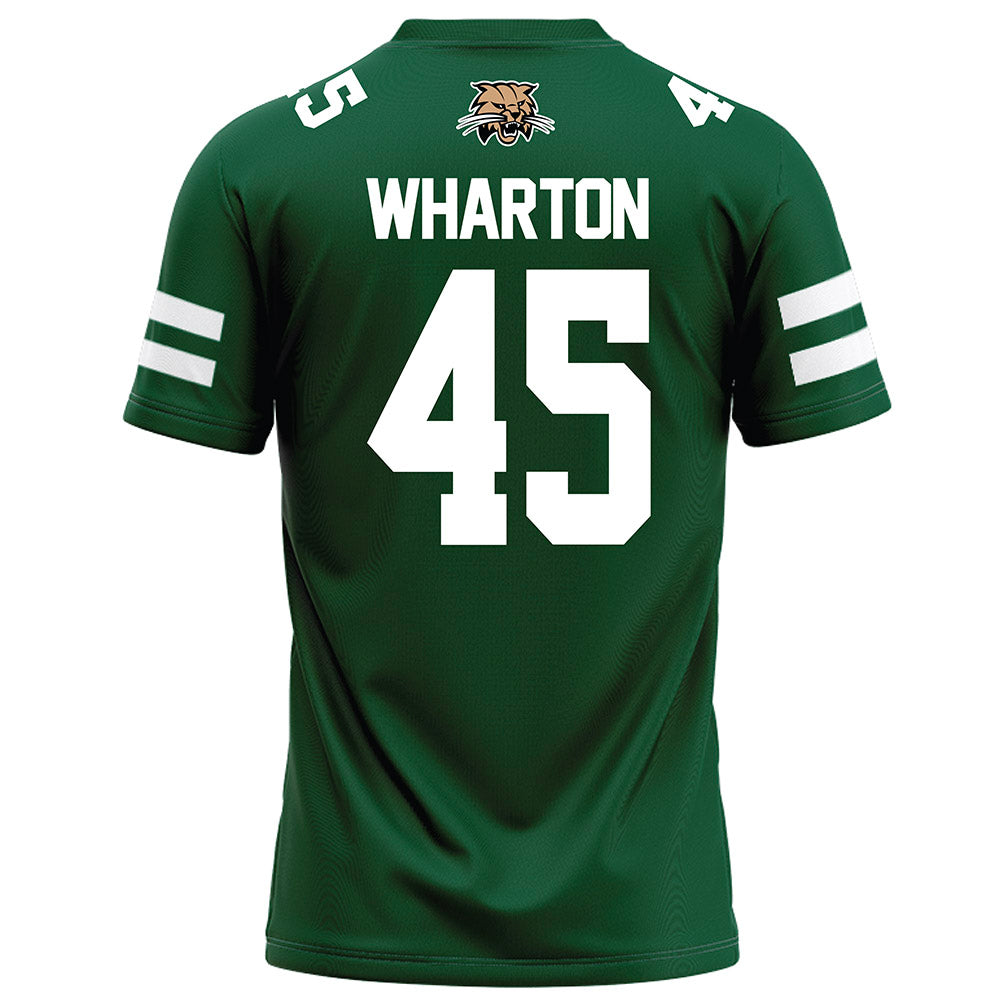 Ohio - NCAA Football : Brady Wharton - Green Football Jersey-1