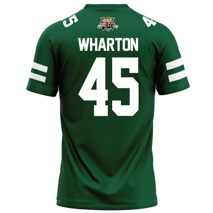 Ohio - NCAA Football : Brady Wharton - Green Football Jersey-1